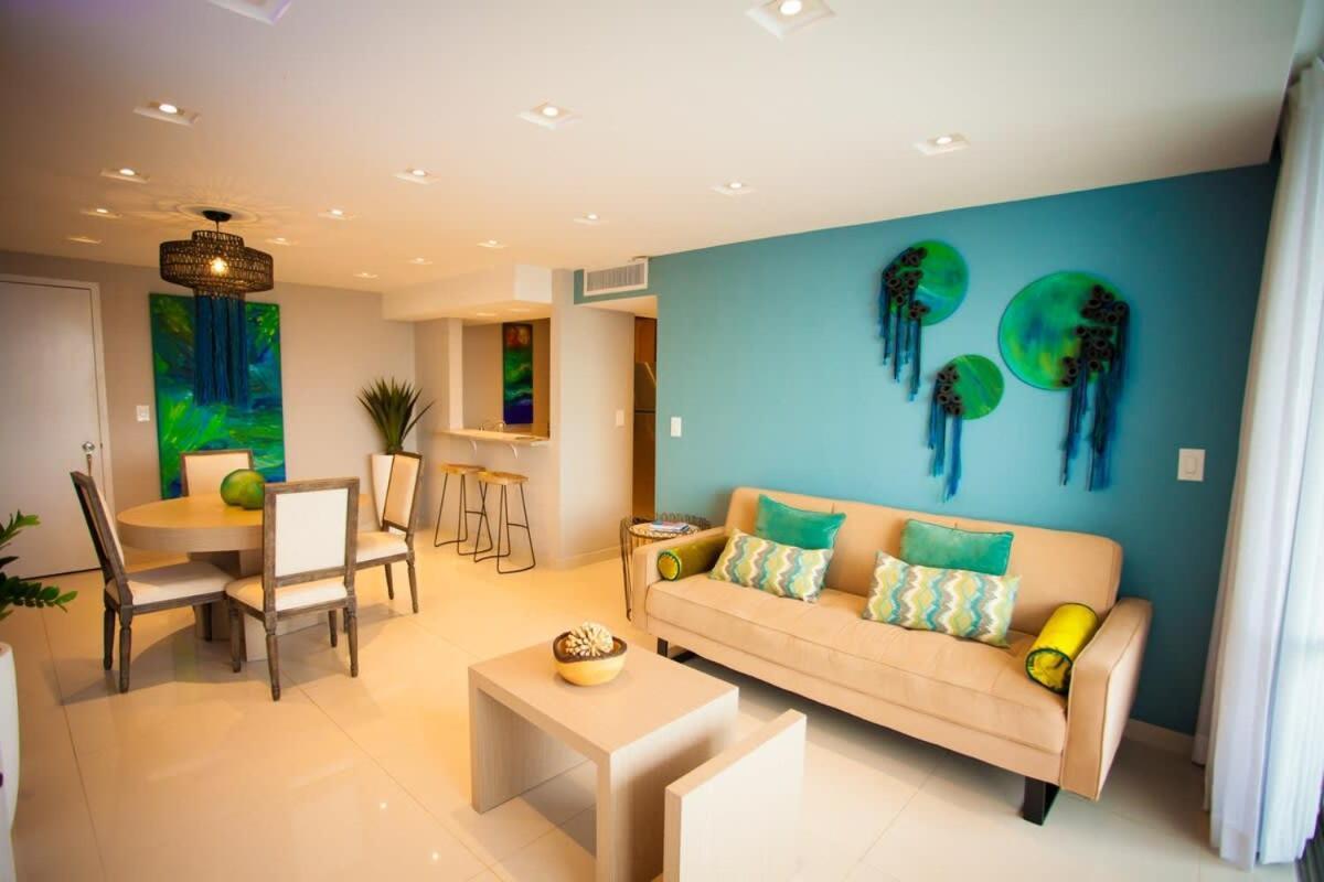 2Br Gem Ocean Front Building Isla Verde Beach 圣胡安 外观 照片
